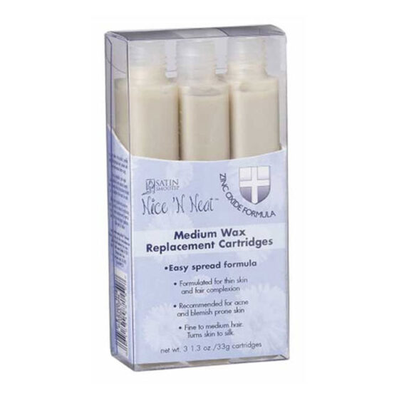 SATIN SMOOTH™ Nice N Neat Medium Wax Cartridge - Zinc Oxide