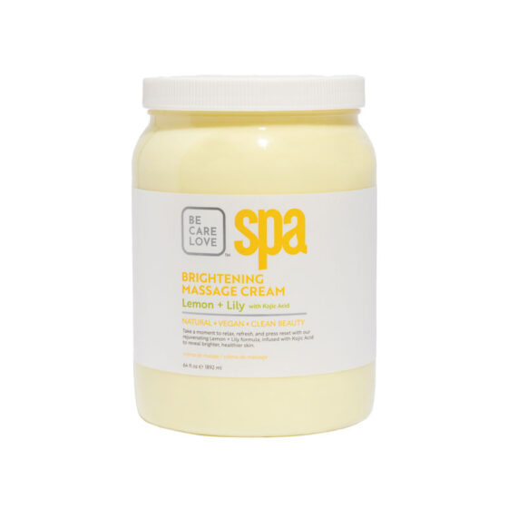 BCL-SPA Organics Massage Cream Lemon + Lily with Kojic Acid