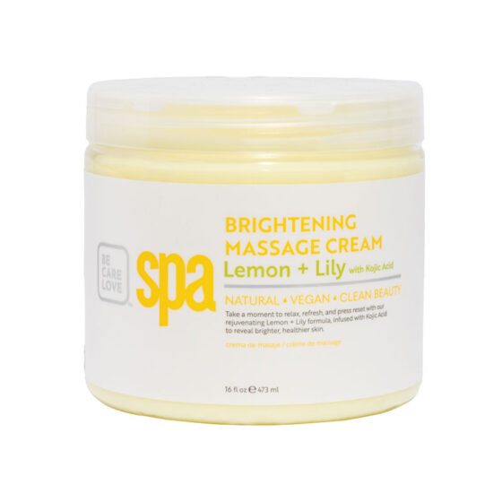 BCL-SPA Organics Massage Cream Lemon + Lily with Kojic Acid
