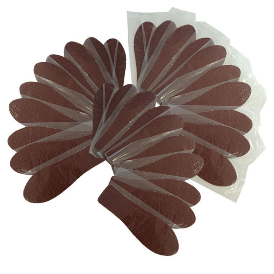  Foot File Abrasive Replacement Pads (Fits all Pedi-Wands)- Individually Wrap 100/pkg