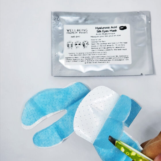 WB Hyaluronic Acid Silk Eye Mask 10 pairs/pkg