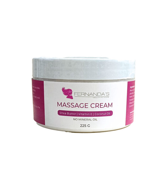 Fernanda's Massage Cream with Shea Butter, Vitamin E & Coconut Oil 225 g