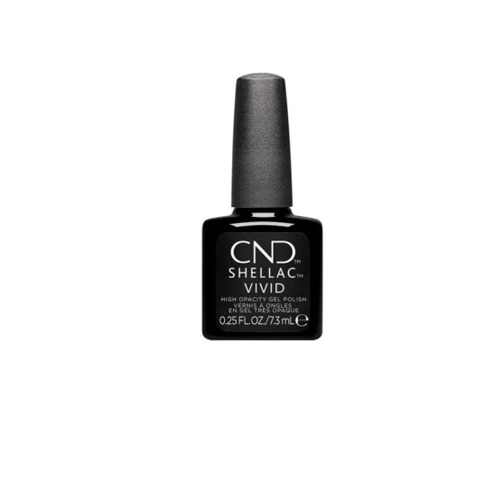 CND SHELLAC VIVID #700 BLACK TUXEDO