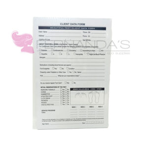 Client Data Form - Pedicure Treatment