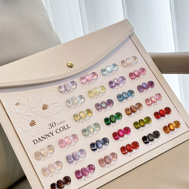Cat Eye Gel Nail Polish Kit includes 30 Cat Eye Gel Polishes