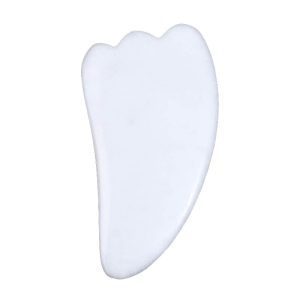 Natural Jade Stone Massage Scraping Tool ,Guasha Board for SPA Acupuncture Therapy Wing Shape