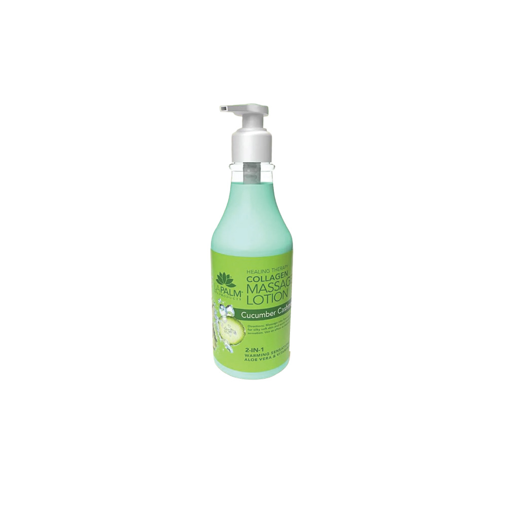 La Palm Healing Therapy Massage Lotion Cucumber Cashmere (All Sizes)