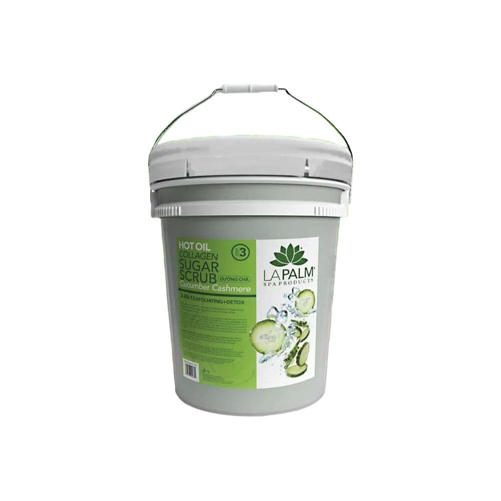 La Palm Hot Oil Sugar Scrub Cucumber Cashmere (All Sizes)