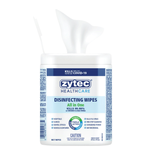 Zytec Healthcare Disinfecting Wipes – All in One – 180 Wipes