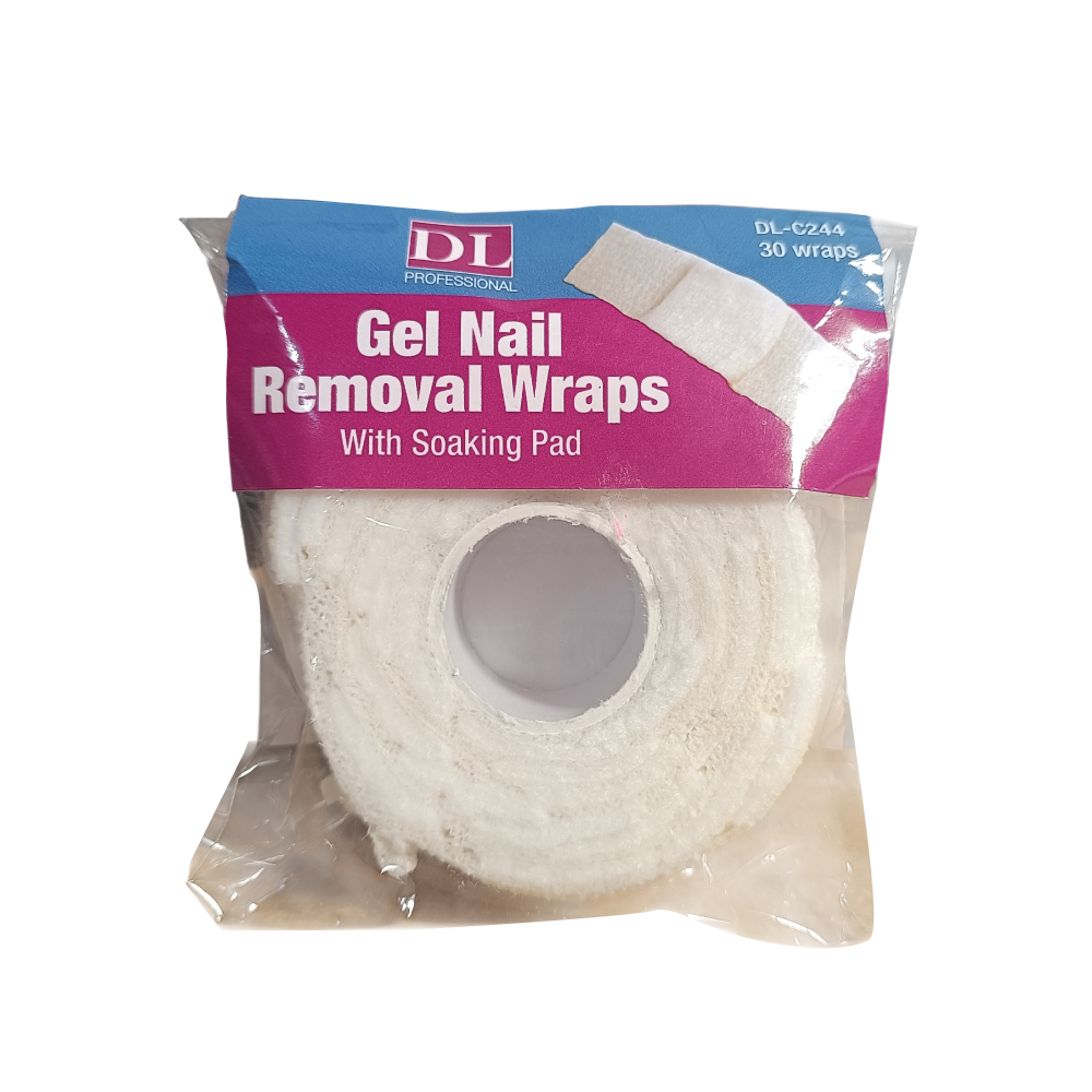 Gel Nail Removal Wrap with Soaking Pad 30/roll
