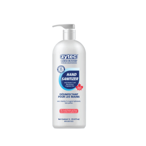 Zytec Hand Santizer with Aloe, Vitamin E & Moisturizers 70% Alcohol Fragrance and Dye Free 1L