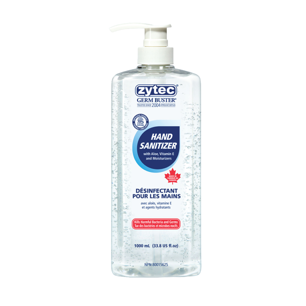 Zytec Hand Santizer with Aloe, Vitamin E & Moisturizers 70% Alcohol 500 ml | 1000 ml