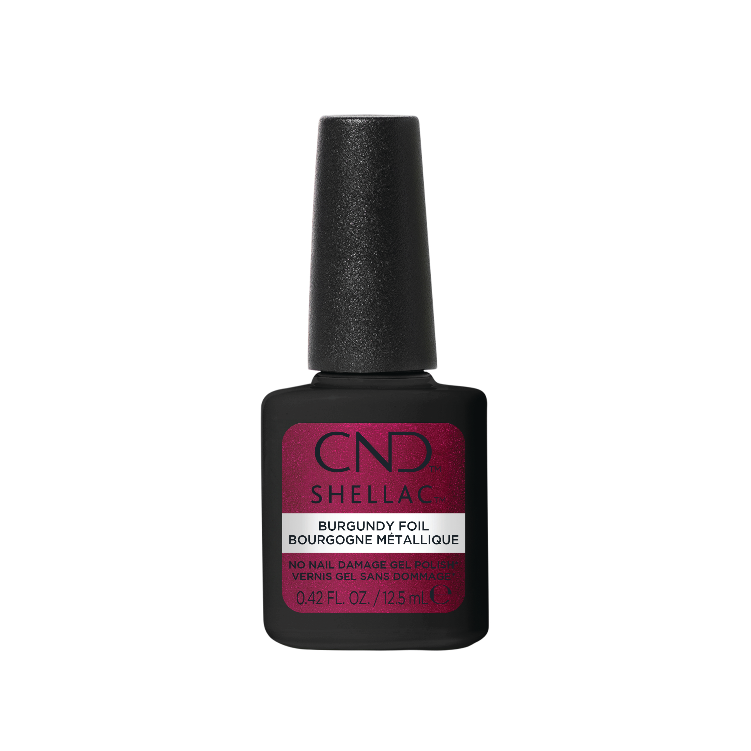 CND SHELLAC -Burgundy Foil