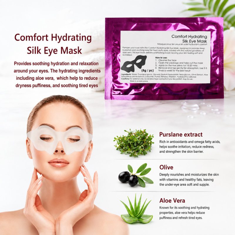 WB Comfort Hydrating Silk Eye Mask 10 pairs/pkg