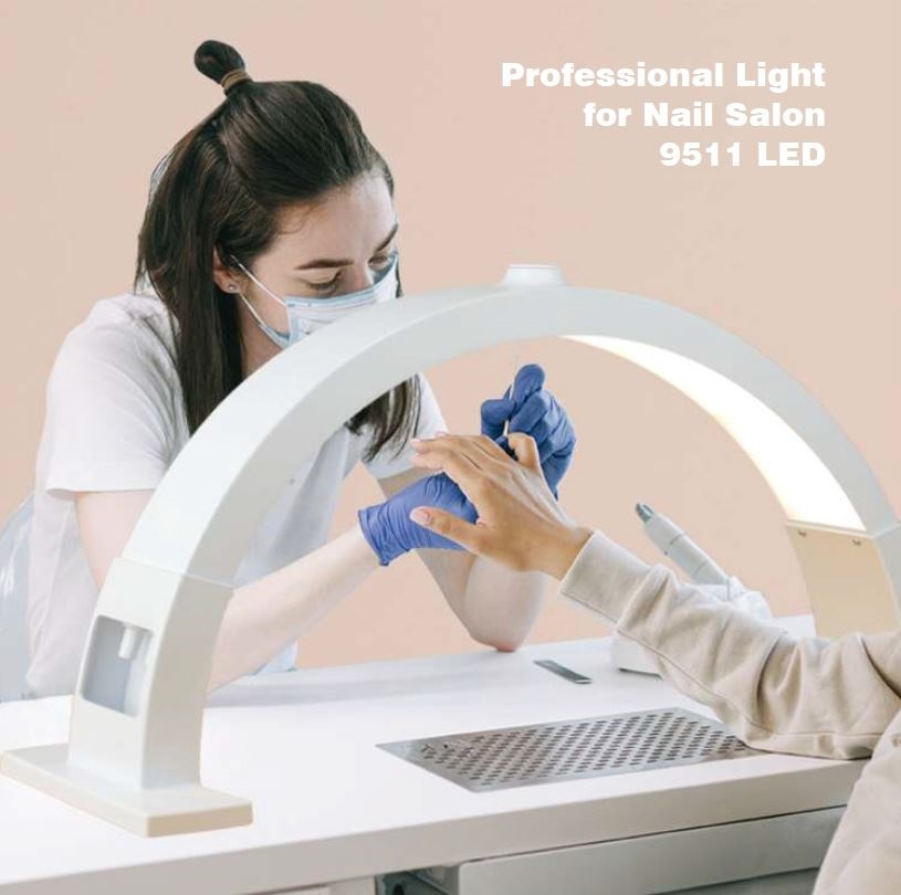 Moon Light Table Top Led Beauty Lamp Large #9511 - Comes in Black or White
